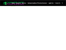 Tablet Screenshot of cannabiscardprocessing.com